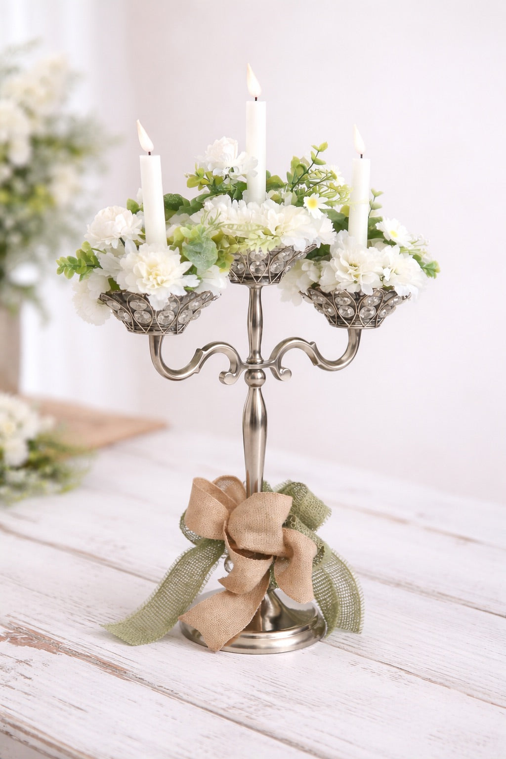 Ethereal Bloom Candelabra