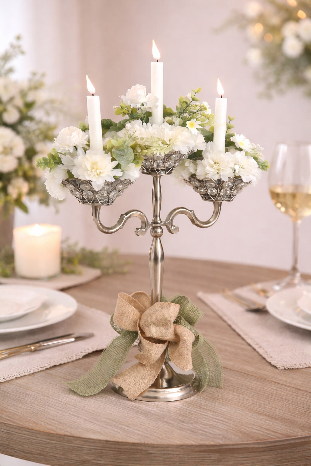 Ethereal Bloom Candelabra