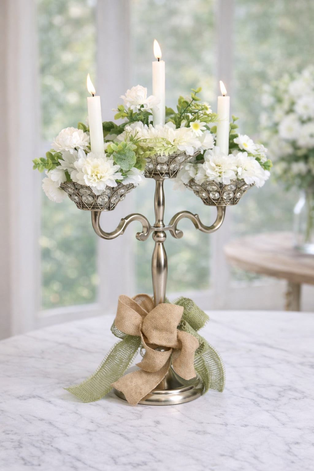 Ethereal Bloom Candelabra